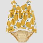 Baby Girls' Lemon Romper - Just One You Made By Carter's Yellow Newborn