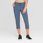 Women's Woven Mid-rise Capri Leggings - C9 Champion Blue Grey