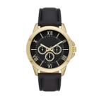 Men's Roman Watch - Goodfellow & Co Gold/black
