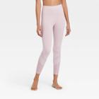 Women's High-waisted Seamless 7/8 Leggings - Joylab Lilac