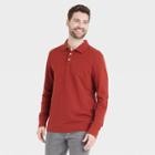 Men's Rugby Polo Shirt - Goodfellow & Co Red