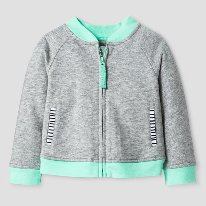 Oh Joy! Baby Striped Accent Layering Jacket - Gray