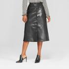 Women's A-line Midi Skirt - Who What Wear Black
