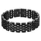 Men's Crucible Stainless Steel Brick Link Bracelet - Silver - Size (18mm) 8, Size: