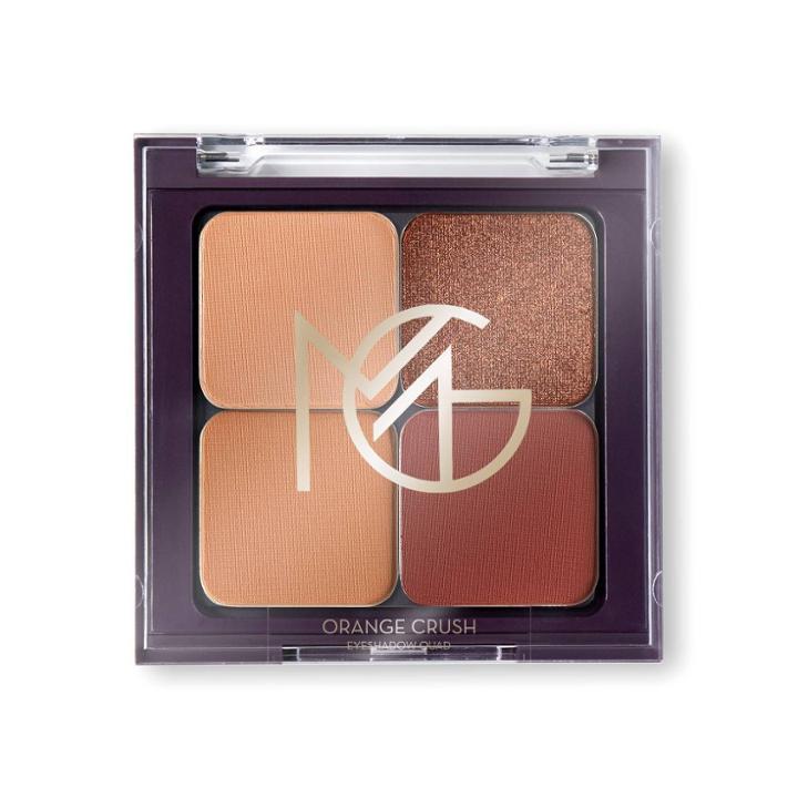 Makeup Geek Monochromatic Eyeshadow Quad Orange Crush - Four Full Size Pans