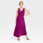 Sleeveless Knit Maternity Dress - Isabel Maternity By Ingrid & Isabel Purple