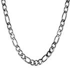Crucible Men's Stainless Steel Crucible Men's Figaro Chain Necklace,