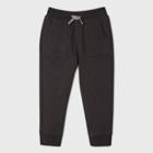 Toddler Boys' Quilted Jogger Pull-on Pants - Cat & Jack Black