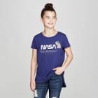 Girls' Nasa Short Sleeve T-shirt - Navy