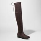 Women's Sidney Wide Width & Calf Over The Knee Boots - A New Day Gray
