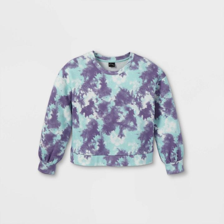 Kids' Crew Neck Sweatshirt - Art Class Blue/purple