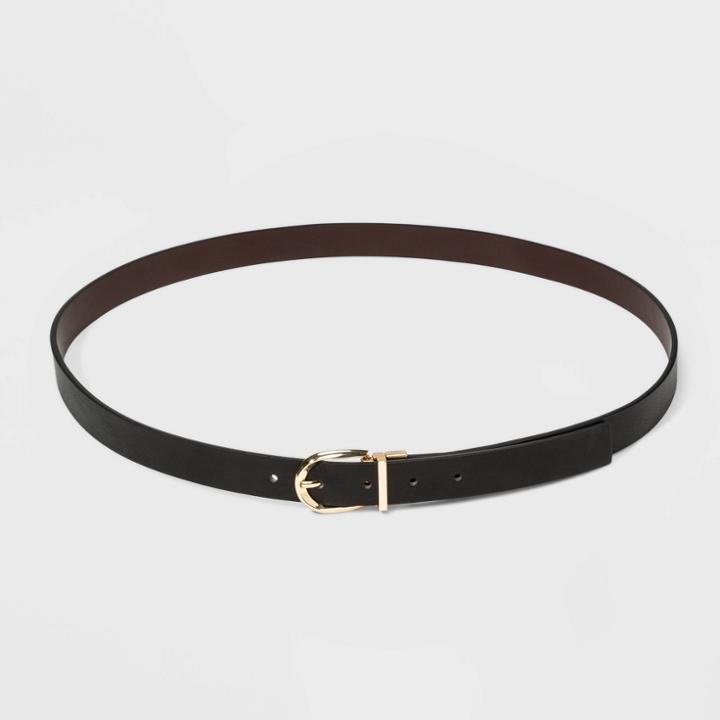 Women's Reversible Belt - A New Day Brown/black
