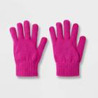 Women's Tech Touch Knit Gloves - Wild Fable Pink