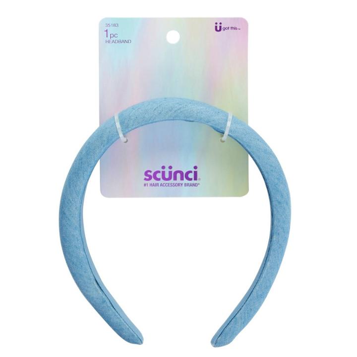Scunci Kids Padded Headband - Light Blue