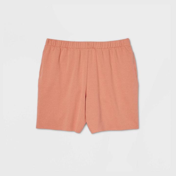 Women's High-rise Bermuda Leisure Shorts - Wild Fable Orange