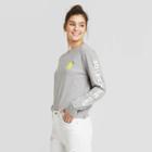 Women's Squeeze The Day Long Sleeve T-shirt - Zoe+liv (juniors') - Heather Xs, Women's, Gray