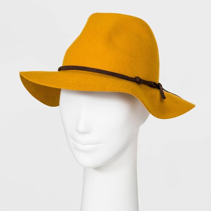 Women's Panama Hat - Universal Thread Yellow,
