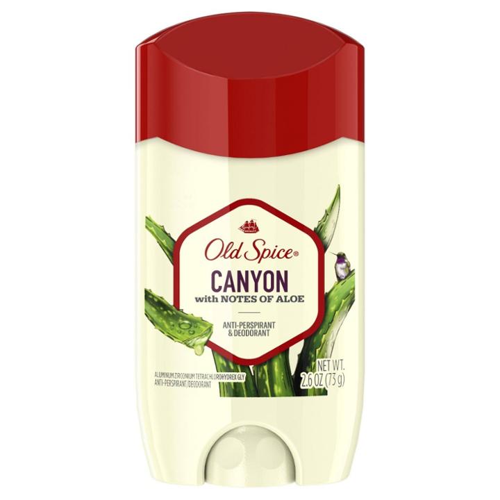 Old Spice Men's Anti-perspirant Deodorant Canyon With Aloe