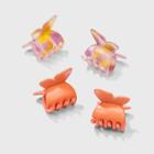 Multi Medium Sized Butterfly Shaped Claw Clip Set 4pc - Wild Fable