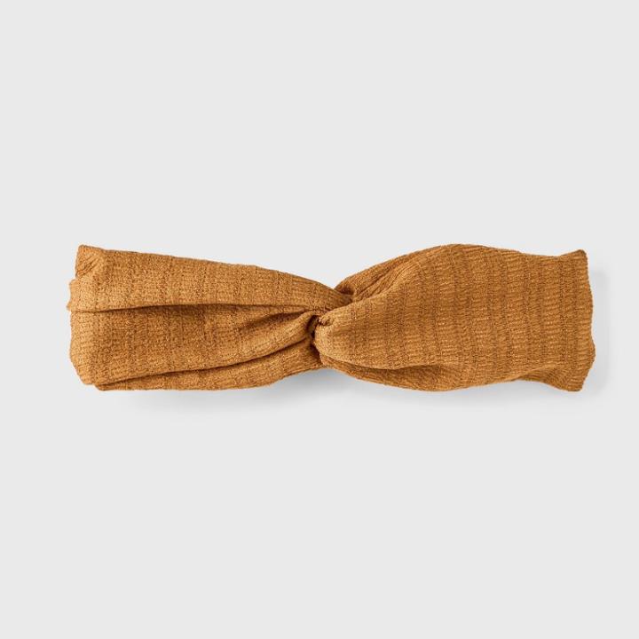 Textured Twist Headwrap - Universal Thread Brown