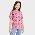 Girls' Spider-man Short Sleeve Graphic T-shirt - Pink