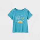 Toddler Adaptive Short Sleeve 'hanukkah Shine Bright' Graphic T-shirt - Cat & Jack Blue