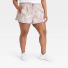 All In Motion Women's Plus Size Mid-rise French Terry Shorts - All In