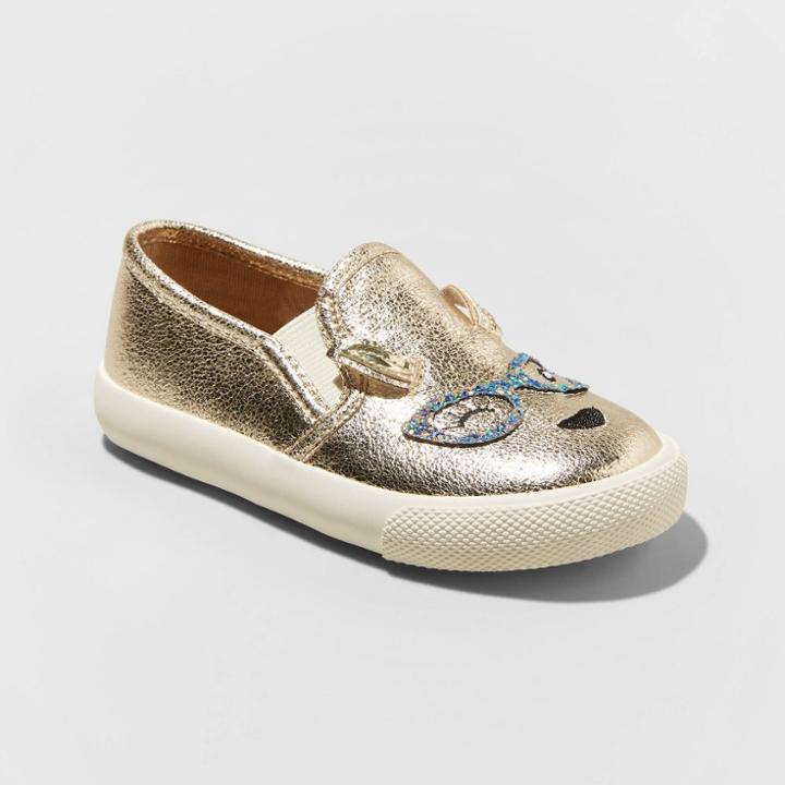Toddler Girls' Karnani Sneakers - Cat & Jack Gold