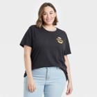 Warner Music Group Women's Plus Size Kraft Macaroni And Cheese Short Sleeve Graphic T-shirt - Black