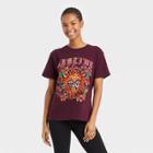 Merch Traffic Women's Sublime Poster Short Sleeve Graphic T-shirt - Red Floral
