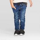 Toddler Boys' Pull-on Skinny Jeans - Cat & Jack Medium Blue Wash