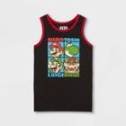Boys' Nintendo Mario Total Control Tank Top - Charcoal Heather