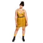Women's Plus Size Sleeveless Slip Mini Dress - Rodarte For Target Mustard Yellow 1x, Women's,