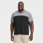 Men's Contrast Polo Shirt - All In Motion Black