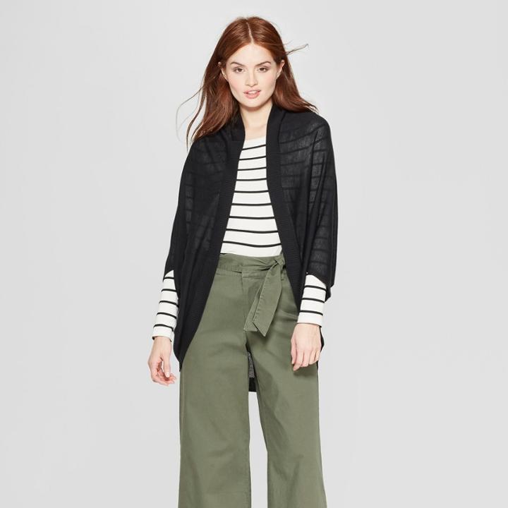 Target Women's Layer Cocoon Jacket - A New Day Black