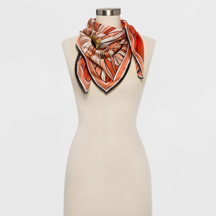 Women's Silk Scarf - A New Day Coral (pink)