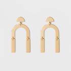 Sugarfix By Baublebar Arc Drop Earrings - Gold, Girl's