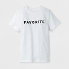 Kids' Short Sleeve Favorite Graphic T-shirt - Cat & Jack White
