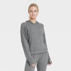 Women's Modal Hooded Sweatshirt - All In Motion Charcoal Gray