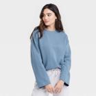Women's Ottoman Sweatshirt - A New Day Blue
