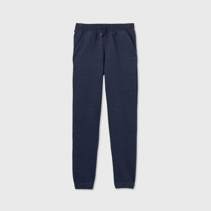 Girls' Fleece Pants - All In Motion Navy