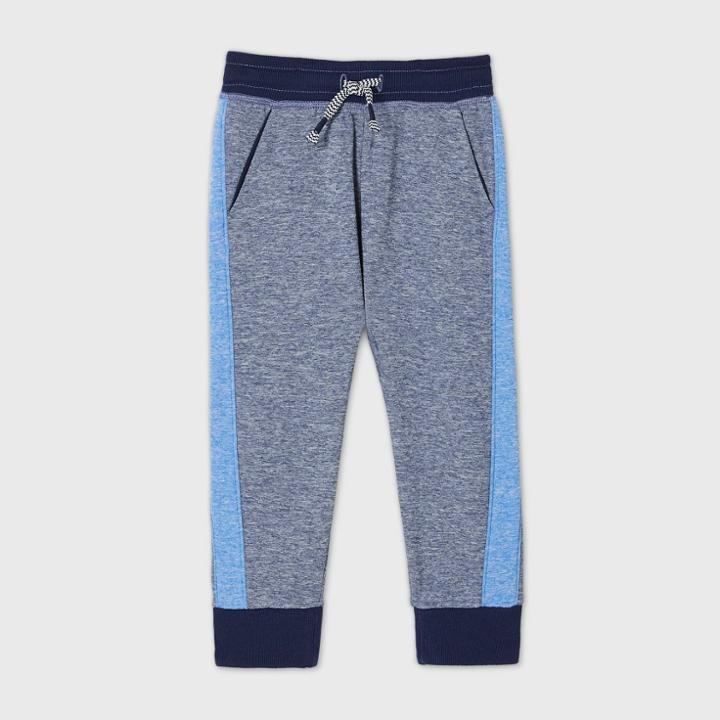 Toddler Boys' Heavier Active Pull-on Pants - Cat & Jack Navy