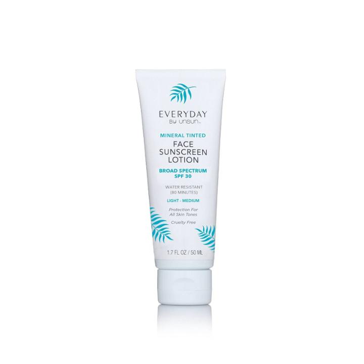 Unsun Cosmetics Mineral Tinted Face Sunscreen Lotion - Light/medium - Spf