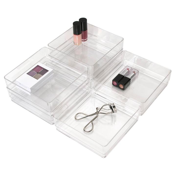 Us Acrylic 6x6x2 Stackable Drawer Organizer