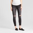 Maternity Crossover Panel Jeggings - Isabel Maternity By Ingrid & Isabel Black Wash