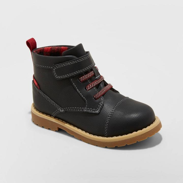 Toddler Boys' Adam Fashion Boots - Cat & Jack Charcoal