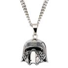 Men's Star Wars Kylo Ren Stainless Steel 3d Pendant With Chain