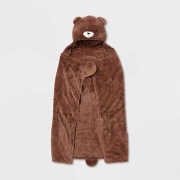Bear Hooded Blanket - Pillowfort , One Color