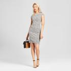 Women's Lurex Shine Sheath Dress - Necessary Objects Gray