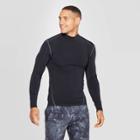 Men's Long Sleeve Compression Mock T-shirt - C9 Champion Black M, Men's,